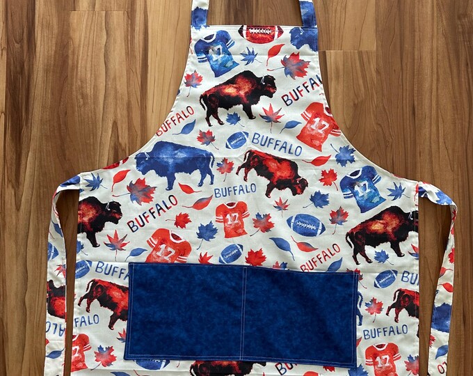 Aprons / reversible for game day or kitchen help, fall festivities, picnic
