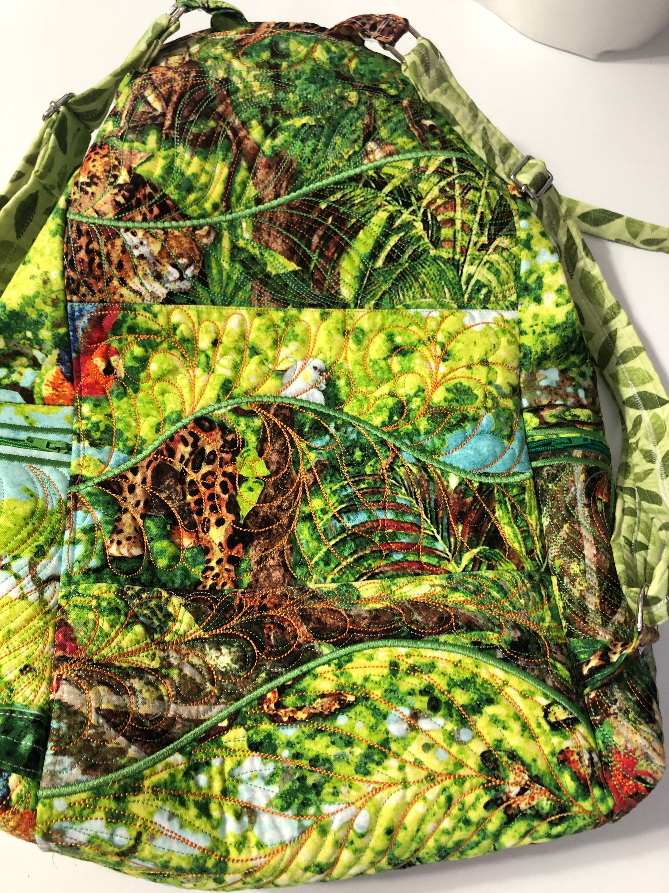 Backpack/Animal one of a kind custom handmade backpack 12” long x 10” wide