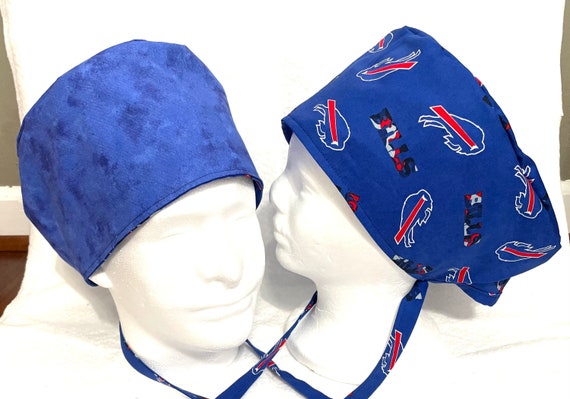 Surgical / Scrub cap fabric / unisex / buffaloes/ reversible