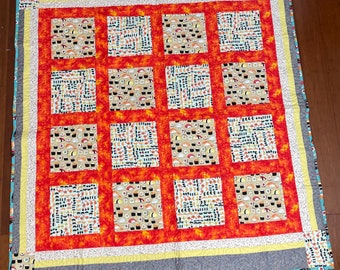 I love sushi quilt 58” x 62”