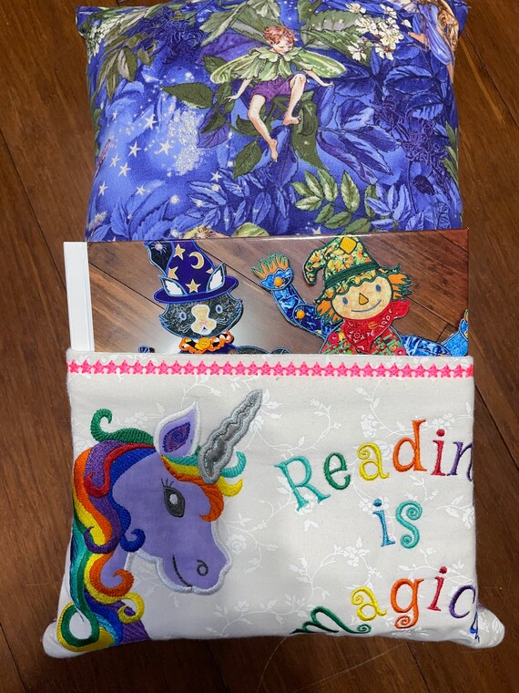 Pillow with Book Pocket, Travel Pillow