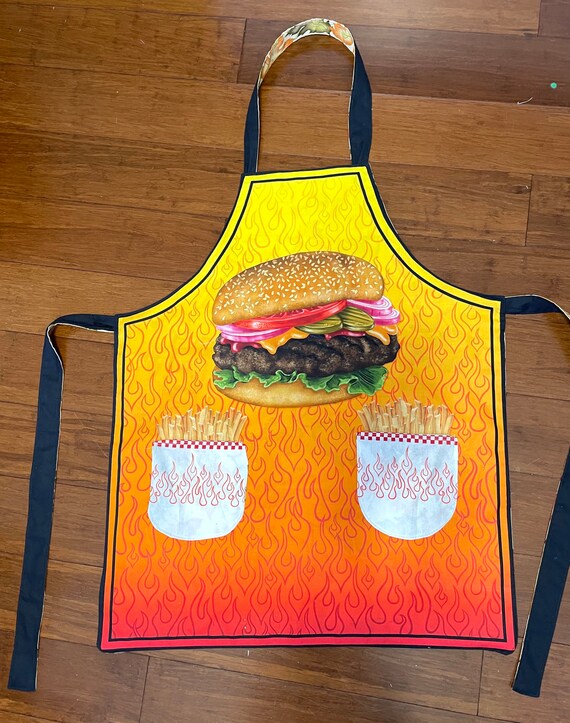 Hamburger apron / reversible