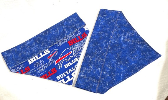 Dog bandanna fits over collar so cute… sizes vary