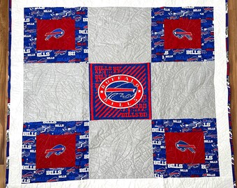 Buffalo stance HOMEMADE custom quilt 54” x 54” another one of a kind