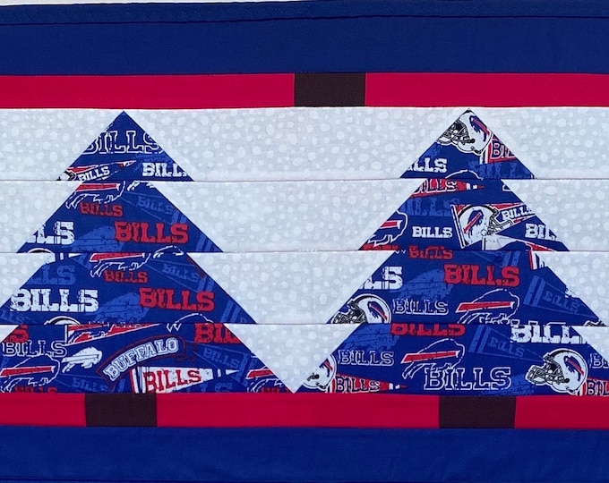 Buffalo themed table runner. 13 by 46. Reversible