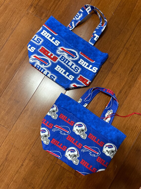 Football Themed Lunch Bag: Shopping Tote with Change Purse