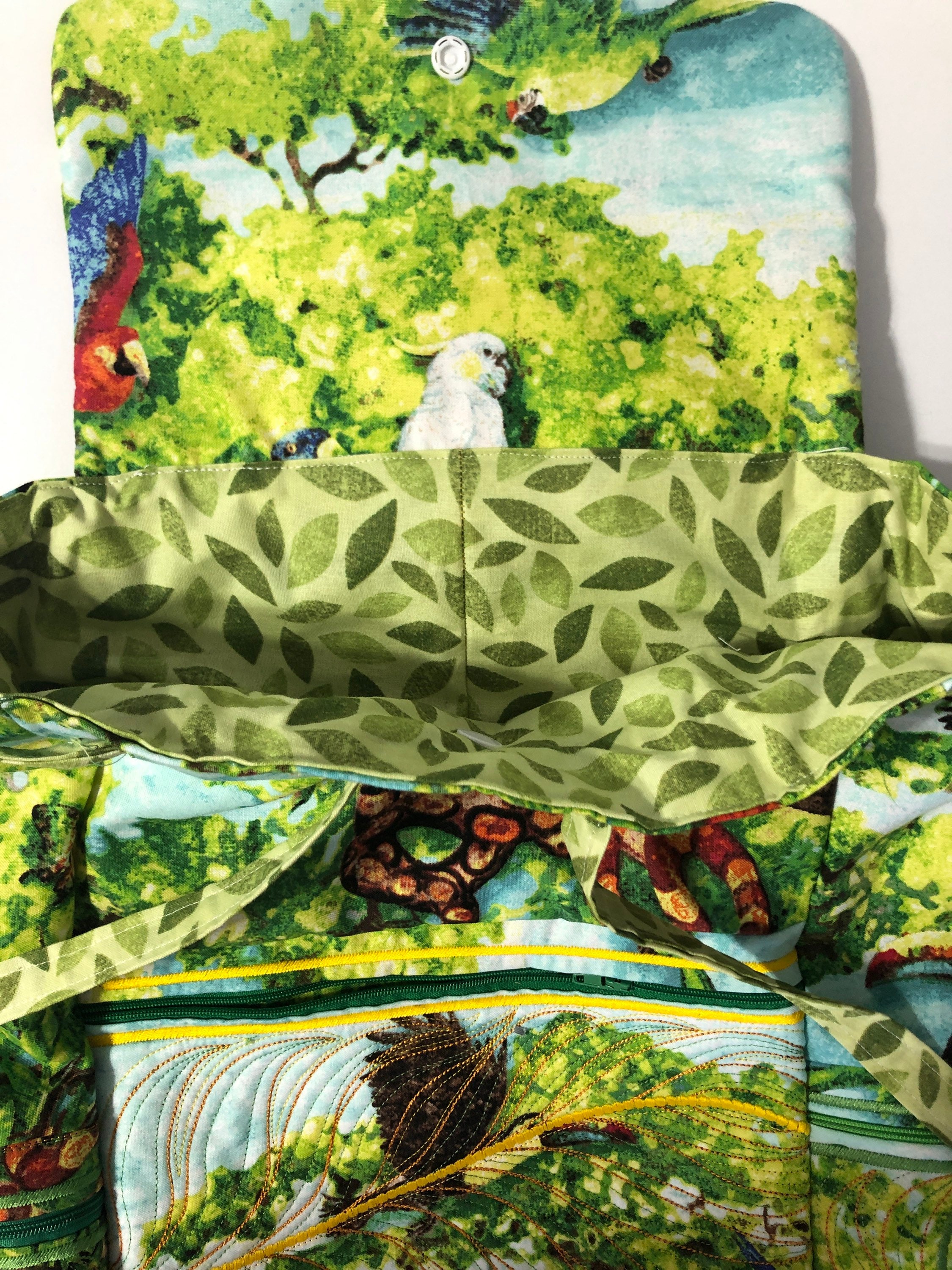 Backpack/Animal one of a kind custom handmade backpack 12” long x 10” wide