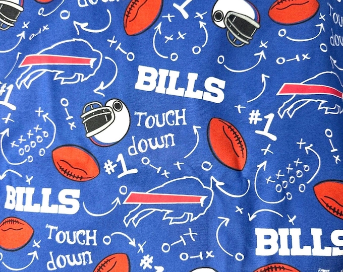 Team red white and blue fabric 2 yards
