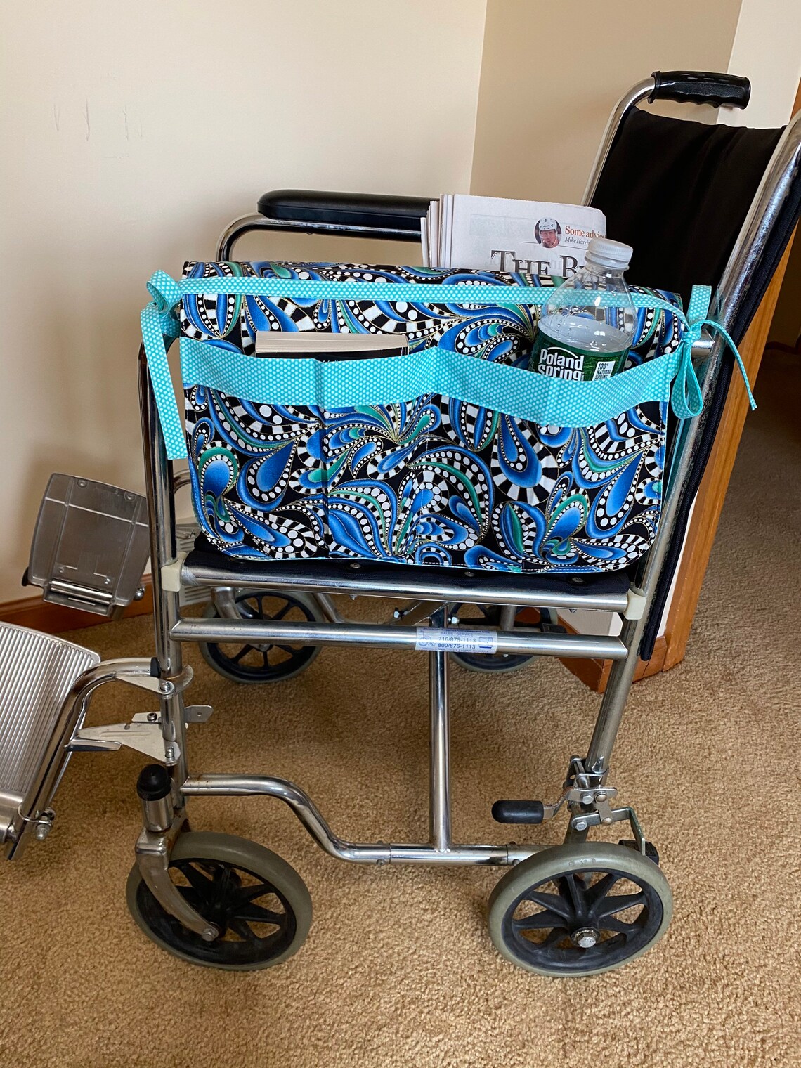 Carryall for walkers or wheelchair. Etsy