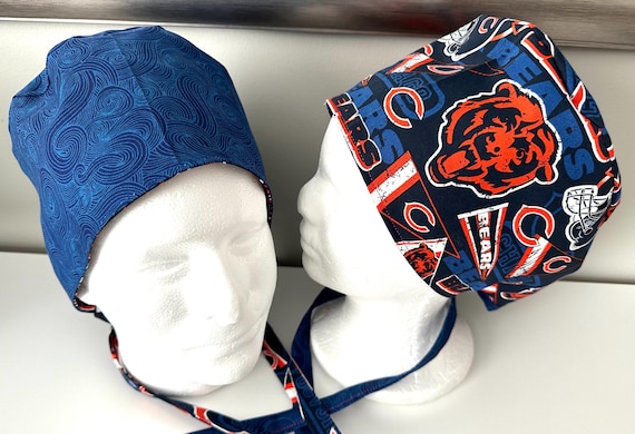 Surgical / Scrub cap / turban/unisex / buffalo / reversible custom fabric