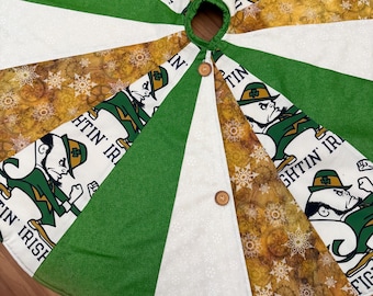 My school my team Tree Skirt: 40" Cotton Christmas Decor only 2 available