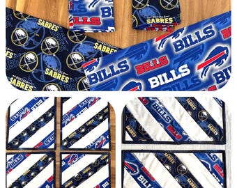 My town my teams Placemats for everyday 13” x 18” Set of 4