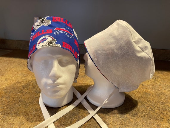 Surgical / Scrub cap fabric / unisex / buffaloes/ reversible