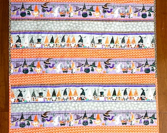 Same day shipping Halloween baby blanket, pet blanket, travel, car 42” x 50” lightweight homemade quilted blanket, one of a kind!