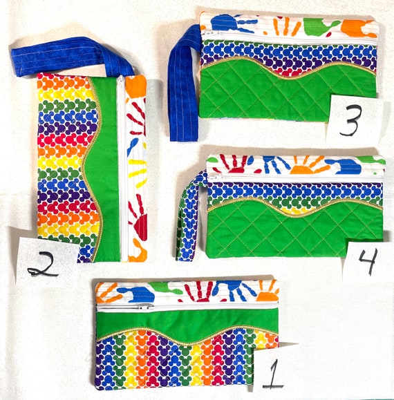 Clutch bag for co worker gifts, wedding, gifts or gift cards! Makes a great wallet 5 1/2” x 9 1/2”