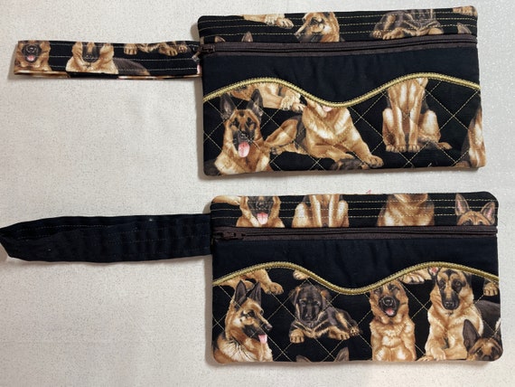Clutch bag for dog lovers, wedding, gifts or gift cards! Makes a great wallet 5 1/2” x 9 1/2”