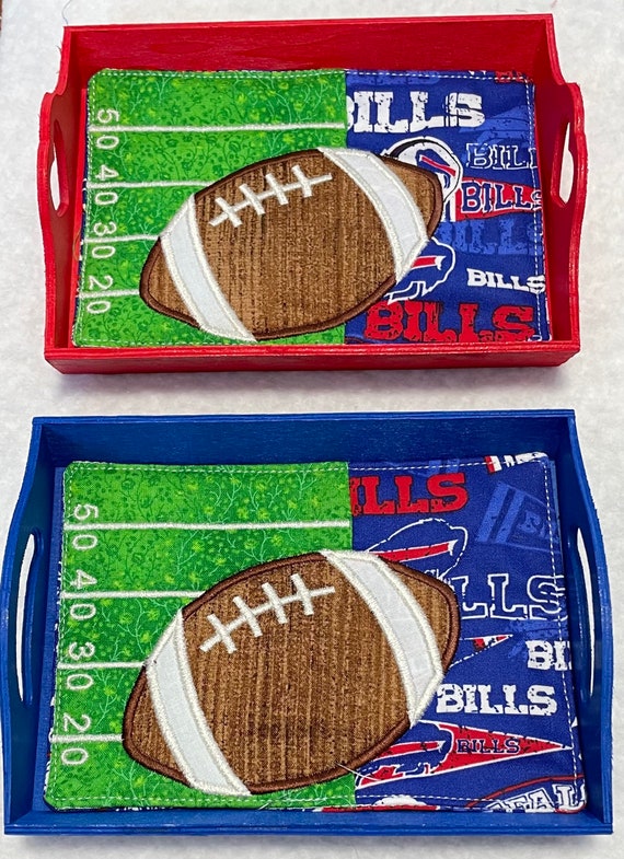 Coasters with mini tray 5.8” x 7.6”/ just in time for different holidays /a mini football included