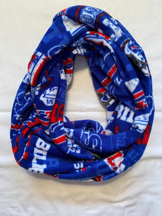 Game day football infinity scarf total length 70”