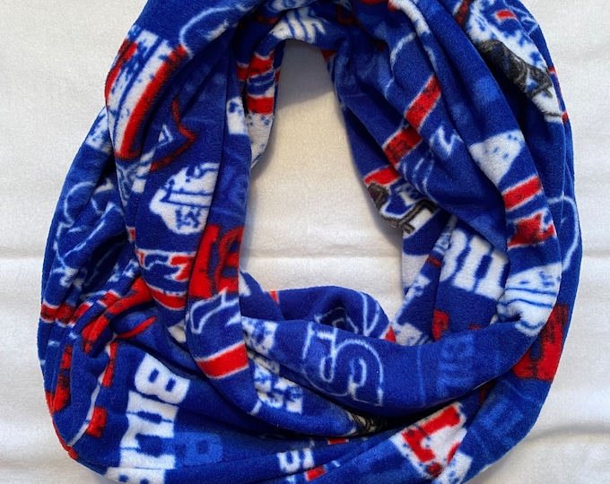 Game day football infinity scarf total length 70”