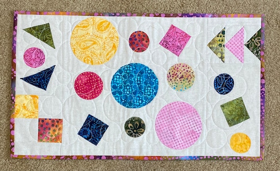 Table runner, dresser scarf, 26 by 15 inches