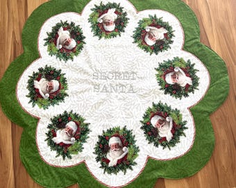 Secret Santa table topper 38”