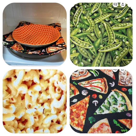 Bowl Cozies: Washable 10.5" Set with Napkin