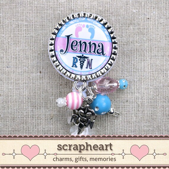 labor and delivery badge reel personalized ld nurse badge etsy l d nurse