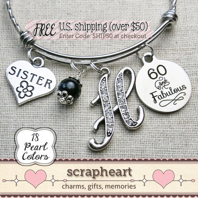 60th BIRTHDAY Gift SISTER Gift Milestone Birthday Gifts for  Etsy