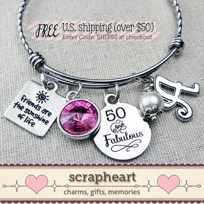 50th BIRTHDAY Gift for Her Milestone Birthday Gifts for Etsy