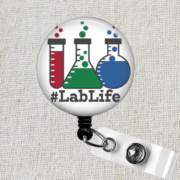 Science Badge Reel Etsy