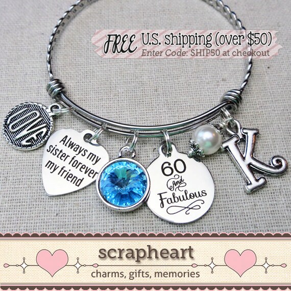 60th birthday present for sister