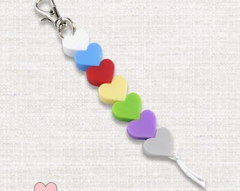 Order of Blood Draw Beads, Phlebotomy Badge Buddy Clip, Badge Reel Accessory Resource for Phlebotomist Nurse Student Practitioner Grad Gift