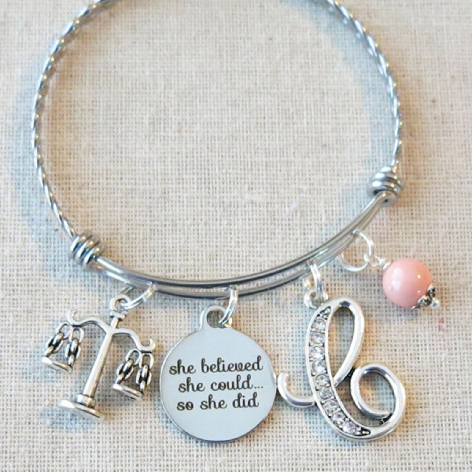 Scales of Justice Bracelet Paralegal Gift LAWYER Gift Legal Etsy