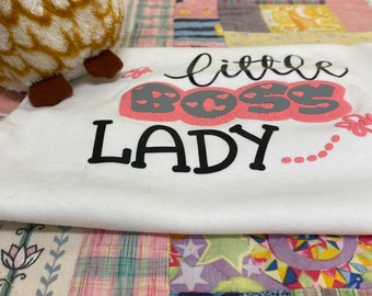 Little Boss Lady T-shirt -aged 5-6yrs
