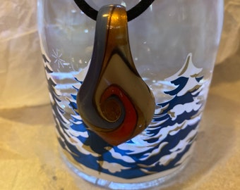 Glass Pendant Necklace 4