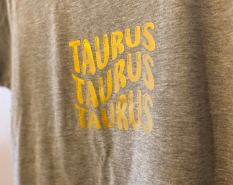 Star Sign T-shirt - Taurus