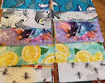 ABC I Spy Matching Precut 5" Fabric Squares