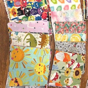 ABC I Spy vorgeschnittene 12,7 cm große Stoffquadrate