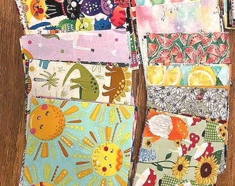Cuadrados de tela precortados de 5" de ABC I Spy