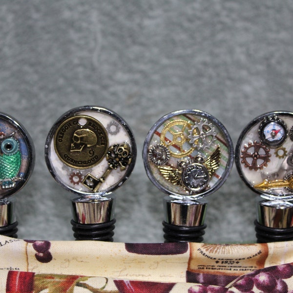 Steampunk Large Wine Bottle Stoppers