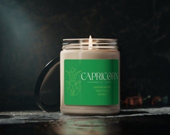 Candela zodiacale Capricorno Regalo astrologico al 100% di soia