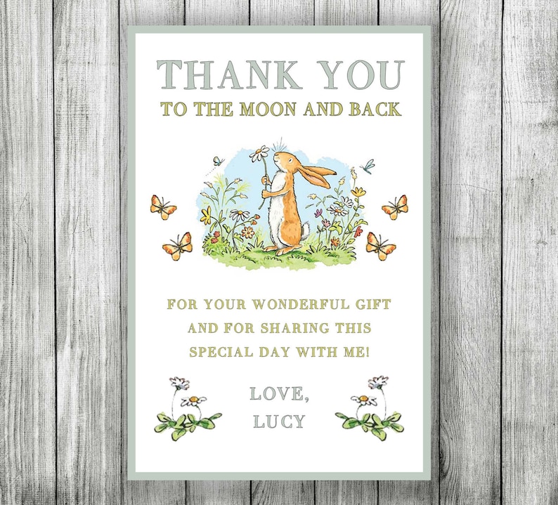 Customizable Guess How Much I Love You Themed Baby Shower / Etsy