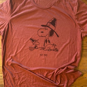 snoopy thanksgiving t shirt