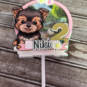 Dog Cake Topper, Puppy Cake Topper - Etsy