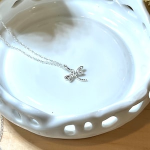 Tiny Dragonfly Necklace
