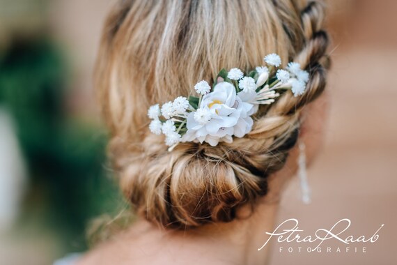Lh4 Rian Hair Comb Bridal Hair Ornament Floral Jewelry Wedding Dress Hairstyle Bridal Hair Haircomb