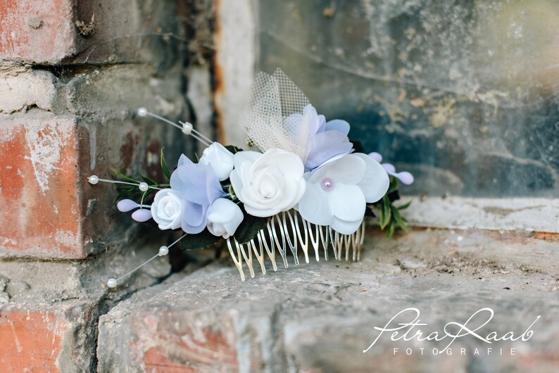 R14 hair accessories hair comb flowers flowers Hortensia Oktoberfest bridal wedding hairstyles wedding hairdress headpieces fascinator wreath