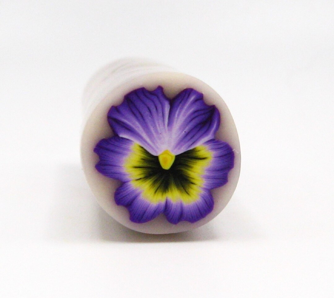 Polymer Clay Pansy Cane Polymer Clay Cane Etsy