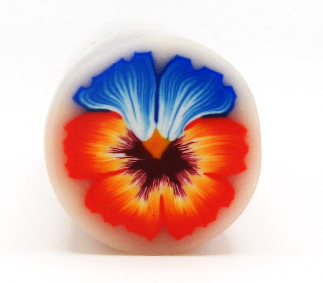 Polymer Clay Pansy Cane Polymer Clay Cane Etsy