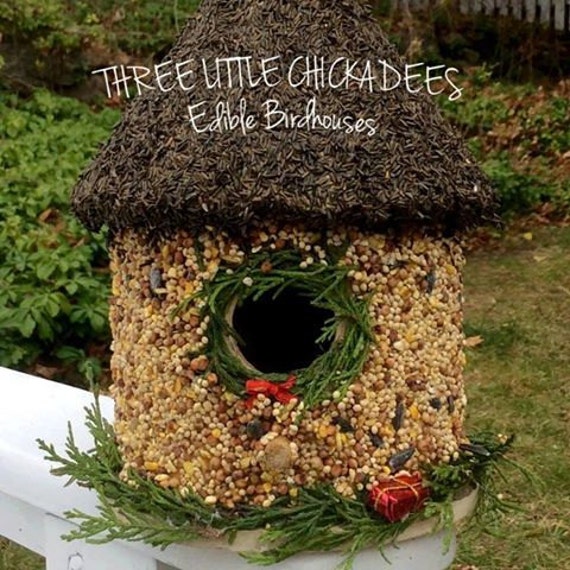 The Bluebird S Bungalow Large Edible Birdhouse Etsy